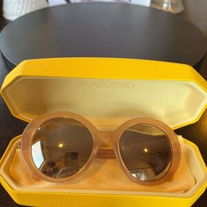 Swarovski Tan Sunglasses